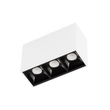 Faro Neso Point-3 - luminaire pour rail magnétique - 8,4 x 3,4 x 5,6 cm - 4W LED blanc chaud (2700K) inclus - faisceau de 12° - blanc