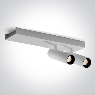 ONE Light Wall &amp; Ceiling LED - spot en saillie 2L - 25 x 7 x 10 cm - 2 x 5W LED inclus - blanc