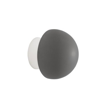 Nova Luce Netune - applique murale - 11 x 9,6 x 11 cm - 6W LED inclus - gris et blanc