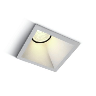 ONE Light 8W Asymmetric Range - spot encastré - 82 x 82 mm, 73 x 73 mm format encastré - 8W LED inclus - blanc