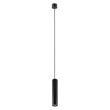 VK Lighting Edelle - suspension - Ø 5,6 x 183 cm - noir