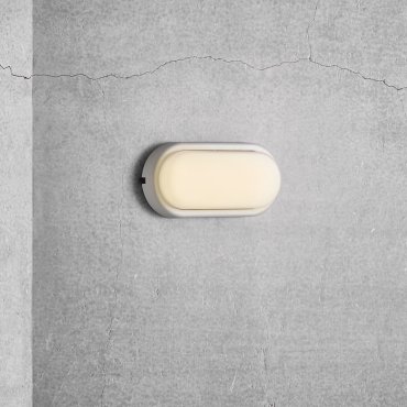 Nordlux Cuba Energy - applique murale extérieure - 20,5 x 4,3 x 10 cm - 6,5W LED inclus - IP54 - blanc et blanc opale