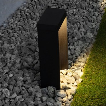 Nova Luce Alley - lampe de jardin - 14 x 30 x 8 cm - 8W LED inclus - IP65 - anthracite foncé
