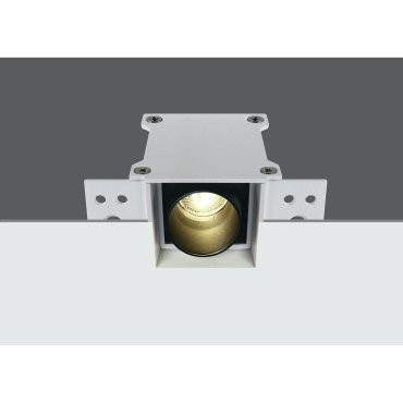 ONE Light Tubes de lumière noire sans garniture - spot encastré - 34 x 34 mm, 50 x 38 mm taille d'encastrement - 3W LED inclus - noir
