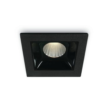 ONE Light Shop Square Boxes - spot encastré - 45 x 45 mm, 36 x 36 mm format encastré - 2W LED dimmable inclus - noir