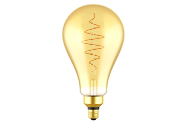Nordlux Lampe à incandescence LED - Ø 16 x 29 cm - E27 - 8,5W dimmable - 2200K - ambre