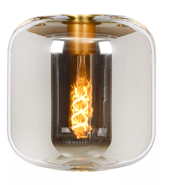 Lucide Joanet - verre - Ø 21 x 22 cm - fumé