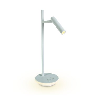 ONE Light - lampe de bureau - Ø 15 x 45,5 cm - 3W + 6W LED inclus - blanc