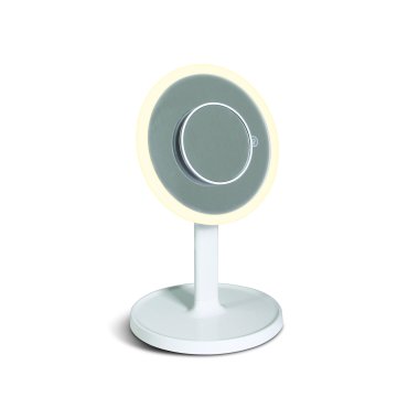 ONE Light - miroir de table avec bouton tactile - Ø 20 x 34 cm - 7W LED dimmable inclus - blanc