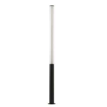 Faro Tura - lampe de jardin - Ø 16 x 205 cm - 48W LED inclus - IP65 - gris foncé