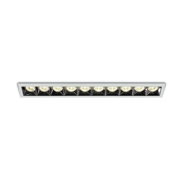 ONE Light Mirror Square Boxes - spot encastré - 395 x 54 mm, 386 x 45 mm taille d'encastrement - 40W LED inclus - blanc
