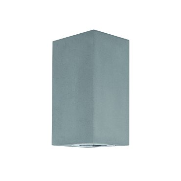 Nova Luce Fuento - applique murale d'extérieur - 8,6 x 10 x 18 cm - IP65 - gris