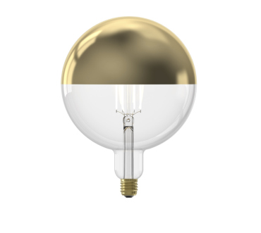 Calex Kalmar Top Mirror Ampoule LED - Ø 20 x 26,5 cm - E27 - 6W dimmable - 1800K - or
