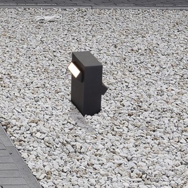 Nova Luce Zelda - lampe de jardin - 12 x 15 x 9,4 cm - 9W LED inclus - IP65 - noir sablé