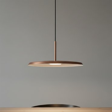 Artdelight Osorne - lampe suspendue - Ø 35 x 143,5 cm - 7W LED inclus - cuivre