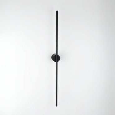 Nova Luce Aden - applique murale - 1,5 x 7,3 x 90 cm - 15W LED inclus - IP44 - noir sable