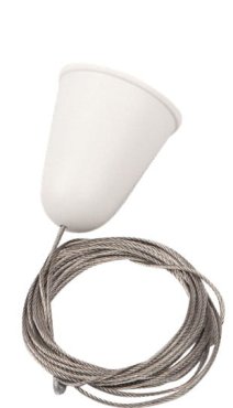 Maxlight - câble de suspension pour rails 3F - 300 cm - blanc