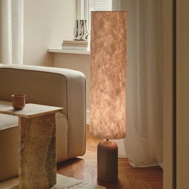 Design For The People Talli - lampadaire - Ø 25 x 113,5 cm - brun