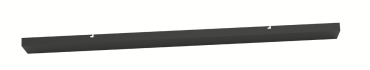 Artdelight Balk - Plaque de plafond extensible à 6 points lumineux - 120 x 10 x 3 cm - noir