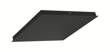 Artdelight Plate - plaque de plafond extensible jusqu'à 7 lampes - 45 x 45 x 3 cm - noir