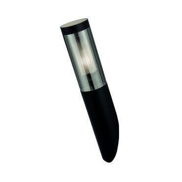 Searchlight Batton - Applique d'extérieur - 8 x 39 cm - IP44 - noir