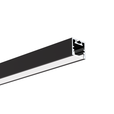 Klus PDS-ZM-PLUS - profilé LED - 1,4 x 1,5 cm - noir