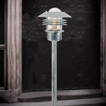 Nordlux Vejers - poteau de jardin - Ø 22 x 92 cm - IP54 - acier galvanisé
