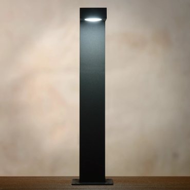 Lucide Texas II - lampe de jardin - 6 x 15 x 40 cm - 6W LED inclus - IP54 - anthracite