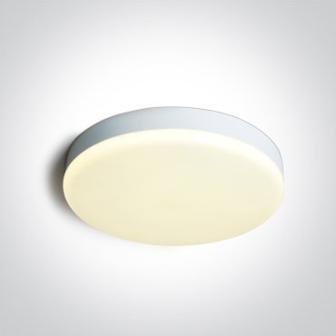 ONE Light Plafo - plafonnier - Ø 26 x 5,5 cm - 26W LED inclus - IP65 - blanc