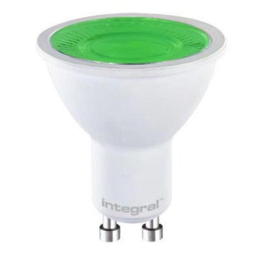 Spot LED intégré - Ø 5 x 5,6 cm - GU10 - 5W non-dimmersible - vert