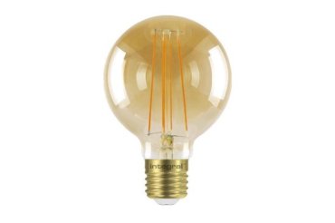 Ampoule LED intégrée - Ø 8 x 12,2 cm - 5W dimmable - 1800K - ambre