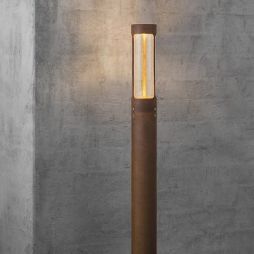 Nordlux Helix - lampe de jardin - Ø 15 x 80 x 8 cm - IP44 - corten