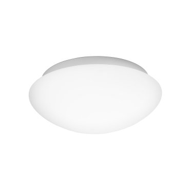 Nova Luce Brest - plafonnier de salle de bains - Ø 38 x 13 cm - IP44 - blanc
