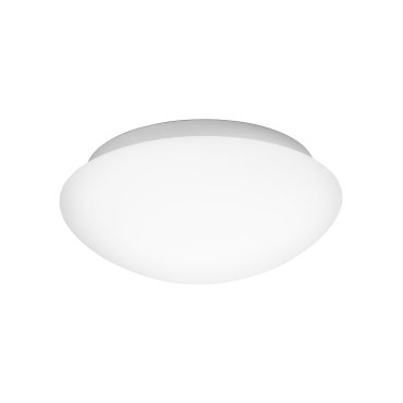Nova Luce Brest - plafonnier de salle de bains - Ø 30 x 11 cm - IP44 - blanc