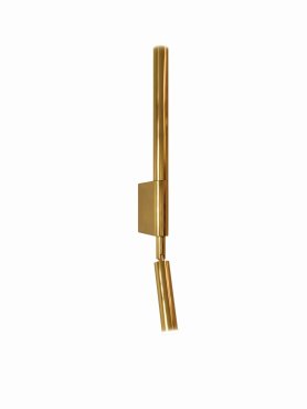 Maxlight Organic H - applique murale en saillie - 10 x 47 cm - 2 x 1W LED inclus - or