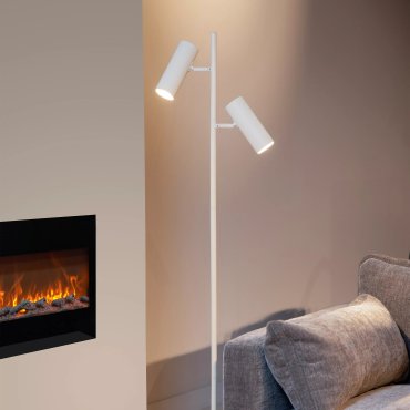 Lucide Clubs - lampadaire - Ø 22 x 140 cm - blanc