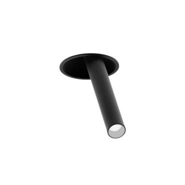 Nova Luce Zetan - spot encastré - Ø 92 mm, dimension d'encastrement Ø 82 mm - LED 5W incluse - noir