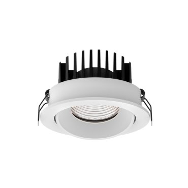 Nova Luce Blade - spot à encastrer - Ø 90 mm, Ø 80 mm à encastrer - 12W LED inclus - IP65 - blanc