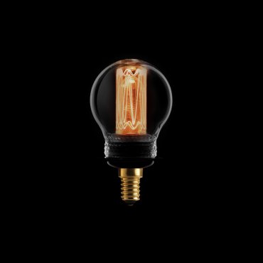 ETH LED Filament Ball - E14 - 2,3W dimmable - 1800K - titane fumé