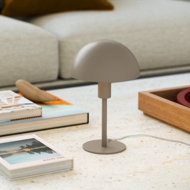 Nordlux Ellen Mini - lampe à poser - Ø 16 x 25 cm - brun clair