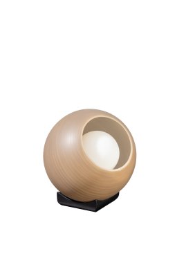 ETH Orb Saturn - lampe de table - Ø 20 cm - noir et taupe