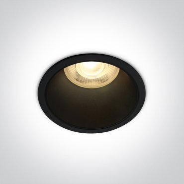 ONE Light Semi Trimless Dark Light - spot à encastrer - Ø 69 mm, Ø 64 mm à encastrer - noir
