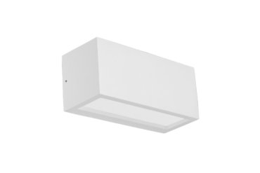 Century Italia Reverso - applique d'extérieur - 10 x 11 x 25 cm - IP65 - blanc