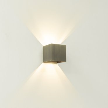 Artdelight Gyro - applique murale - 10 x 10 x 10 cm - bronze antique