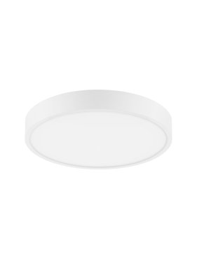 Nova Luce Perfect Profile - plafonnier télécommandé (excl.) - Ø 40 x 10 cm - 20W LED dimmable inclus - 2700K-6000K - blanc