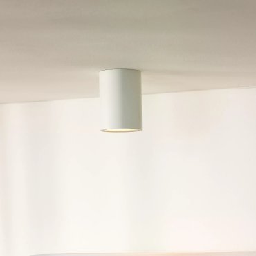 Lucide Bentoo Round - spot en saillie - Ø 8 x 11 cm - 5W LED dimmable inclus - blanc
