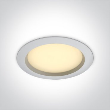 ONE Light Salle de bain Downlights - spot encastré - Ø 228 mm, Ø 210 mm encastré - 25W LED inclus - IP54 - blanc - couleur de lumière réglable