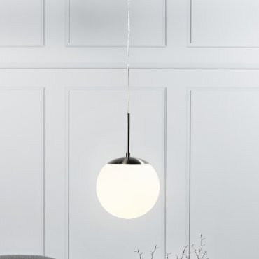 Nordlux Cafe - lampe suspendue - Ø 20 x 213 cm - blanc opale