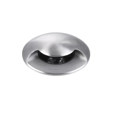 Nova Luce Bang - spot au sol pour l'extérieur - Ø 42 mm, 37 mm encastrable - 1W LED inclus - IP67 - nickel satiné