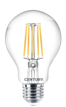 Century Italia Incanto - Ø 7,5 x 14 cm - E27 - 16W non-dimmable - 2700K - transparent